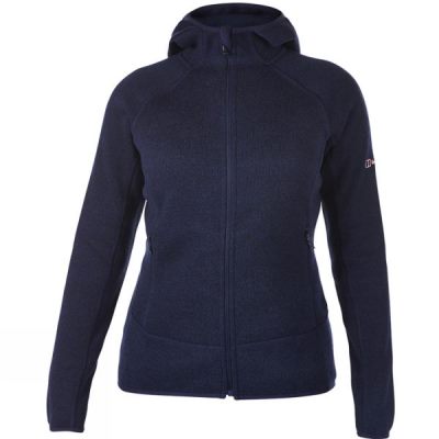 Chaqueta Lana Berghaus Kinloch Hoody Mujer Azul Marino - Chile IWM614203